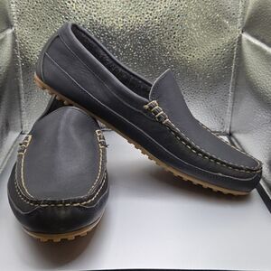 Allen Edmonds "SANTIAGO" Men's Leather Driving Loafers 9 D Black  NWOB